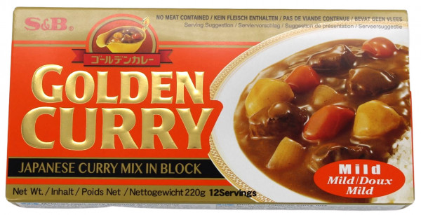 Golden Curry Currysauce mild, 12 Portionen, 220 g