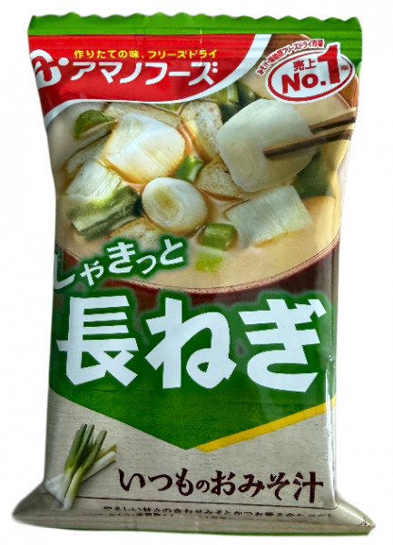 Amano Foods, Misosuppe mit Grüne Zwiebeln, 9 g