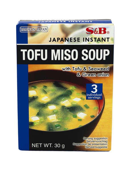 Japanische Instant Misosuppe mit Tofu, 30 g
