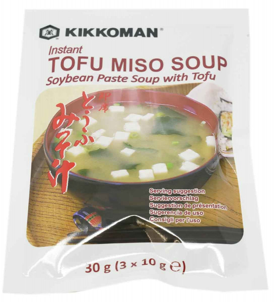 KIKKOMAN Instant Miso Suppe mit Tofu, 30 g