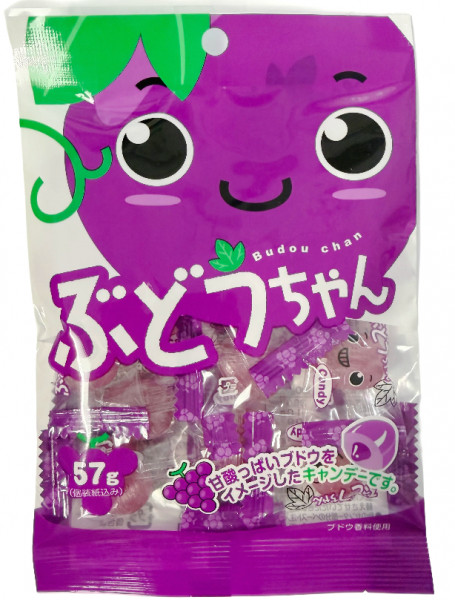 Kawaguchi Seika, Trauben Bonbons, 57 g