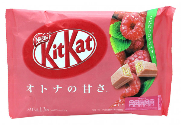 Nestle KitKat Himbeer-Geschmack Mini, 13x 9,7 g