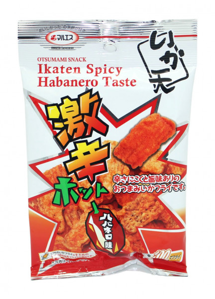 Ikaten Snack mit scharfer Habanero Chili, 27 g