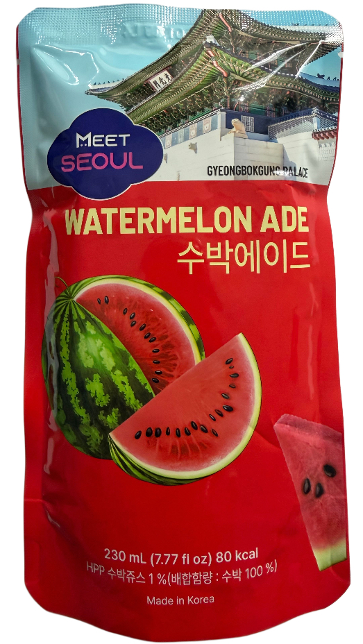 Koreanisches Erfrischungsgetränk im Beutel Wassermelonegeschmack, 230 ml