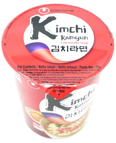 Cup Ramen Kimchi, 75 g