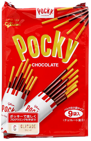 Glico Pocky Schoko-Sticks, 133,2 g