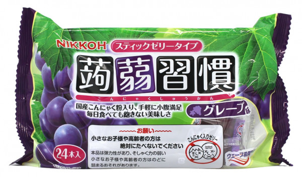 NIKKOH Konjak Jelly Traube, 384 g