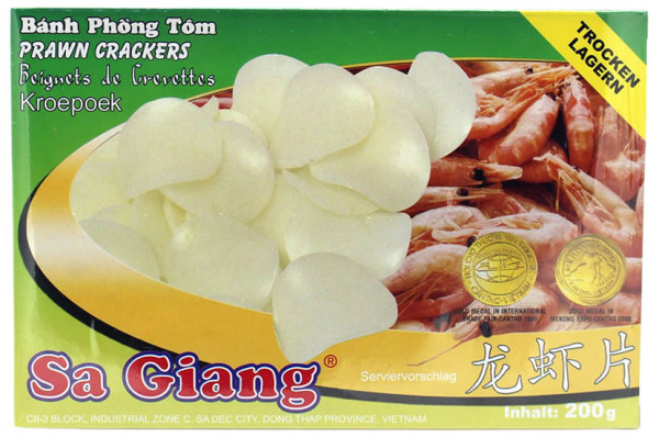 Sa Giang Garnelenchips unfrittiert (Kroepoek), 200 g