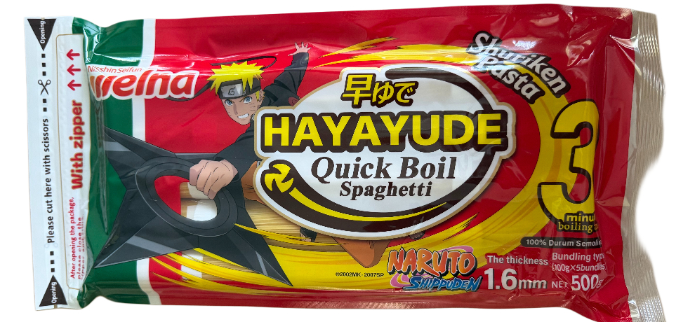 Spaghetti Nudeln Naruto, 500 g