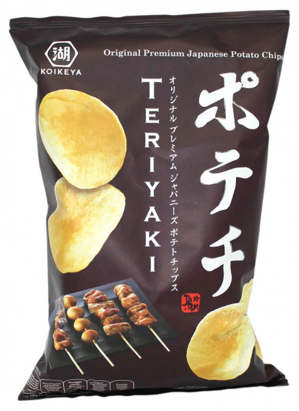Japanische Kartoffelchips Teriyaki, 100 g