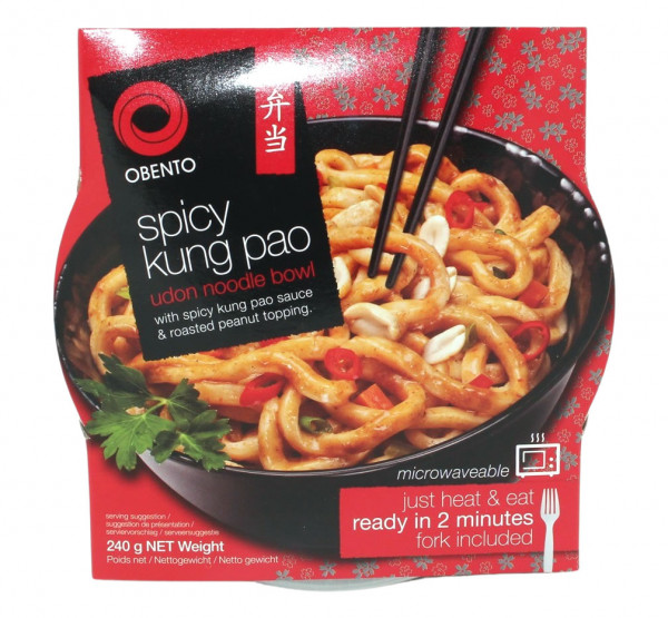 Obento Scharfe Kung Pao Udon Nudeln, 240 g