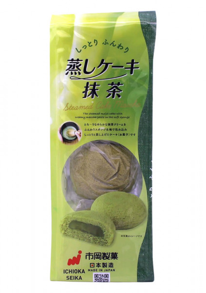 Ichioka Gedämpfter Kuchen Matcha Geschack, 160 g