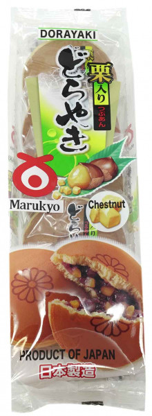 Marukyo Kuri Dorayaki Pfannkuchen, 300 g