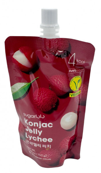 Sugarlolo Konjac Gelee Lychee, 150 g