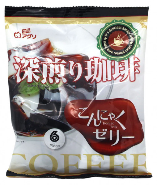 Konjac Jelly Kaffeegeschmack, 6 Stück, 108 g