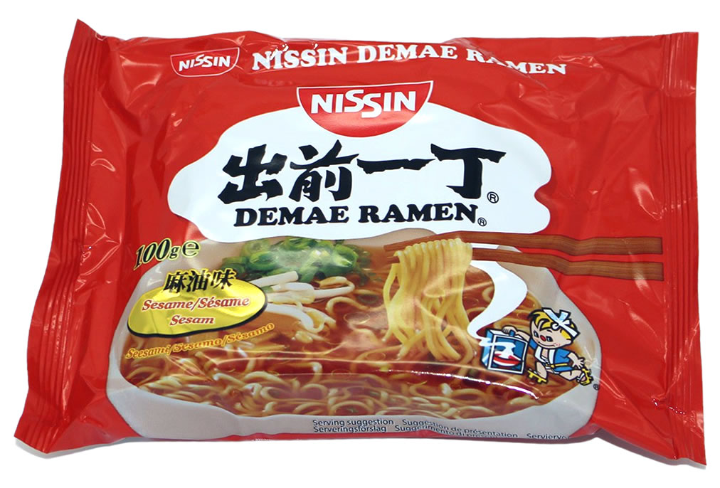 Nissin Demae Ramen Sesam Instant Nudelsuppe, 100 g