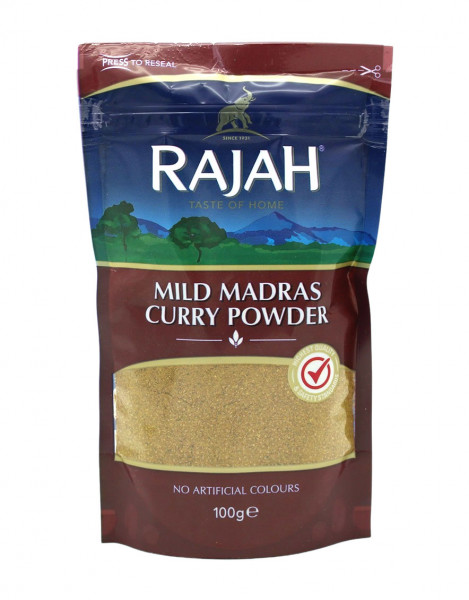 Rajah Madras Curry Pulver mild, 100 g