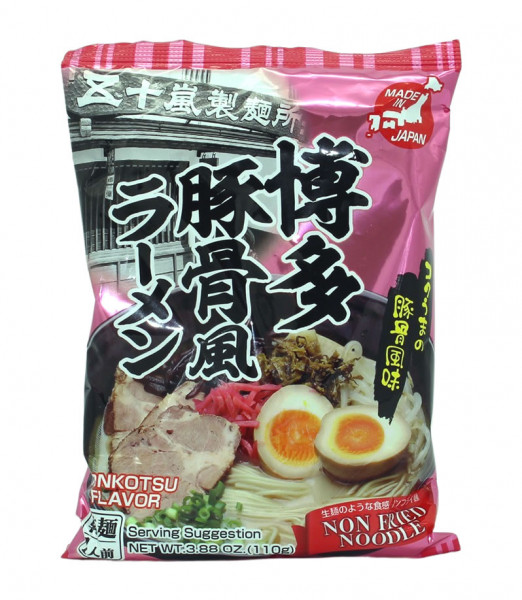 Ramen-Nudeln im Tonkotsu-Still vegan, 100 g