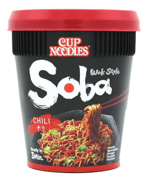 Nissin Soba Chili Cup Nudeln, 92 g