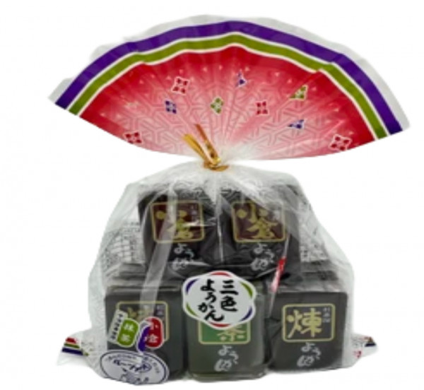 Sugimotoya Süßwaren Dreifarbiger Yokan, 320 g