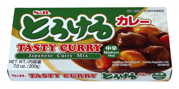 Torokeru Curry Roux mittelscharf, 200 g