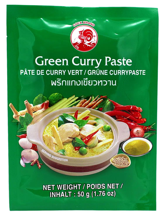 Cock Grüne Currypaste scharf, 50 g