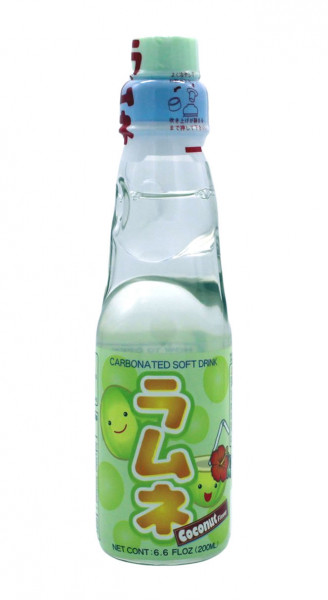 Hatakosen Ramune Kokosnuss-Geschmack, 200 ml