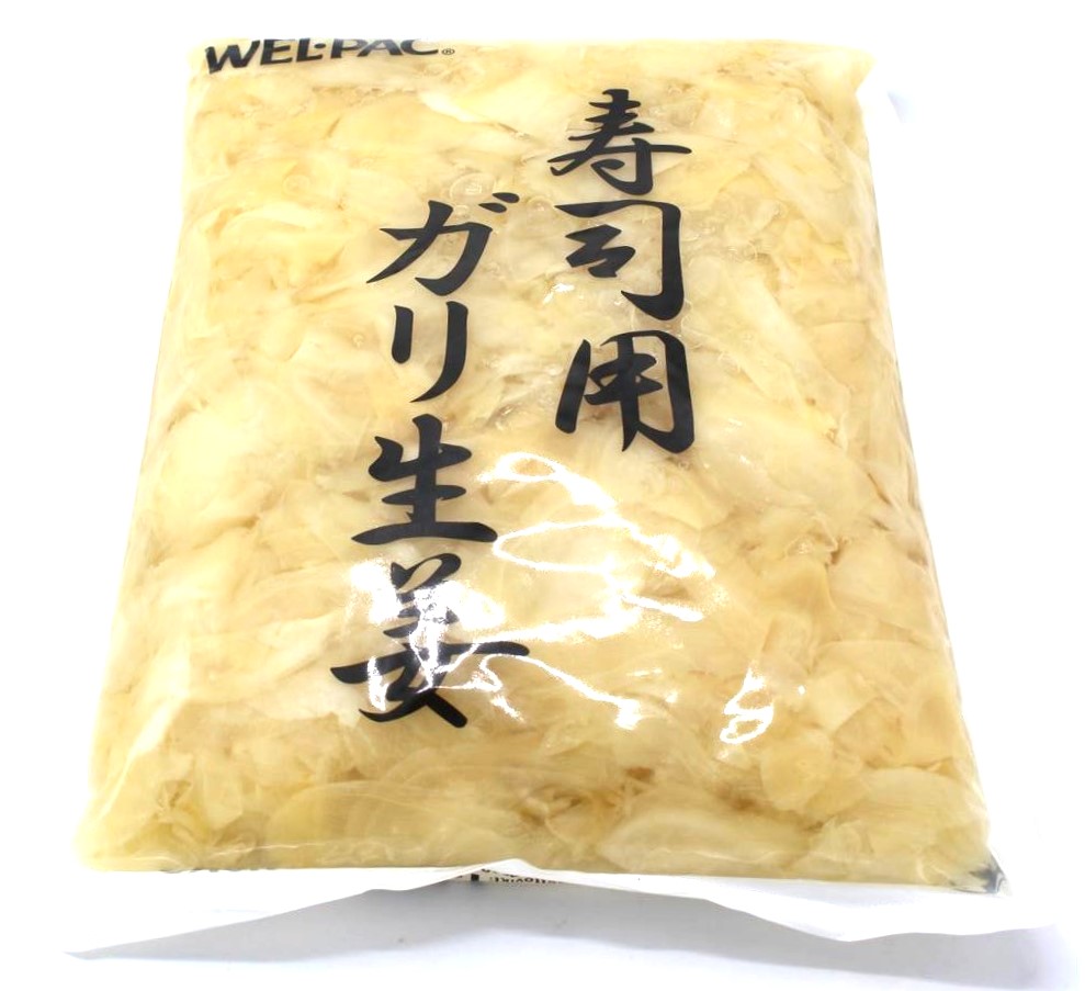 Welpac Gari Shiro eingelegter Sushi-Ingwer, 1 kg