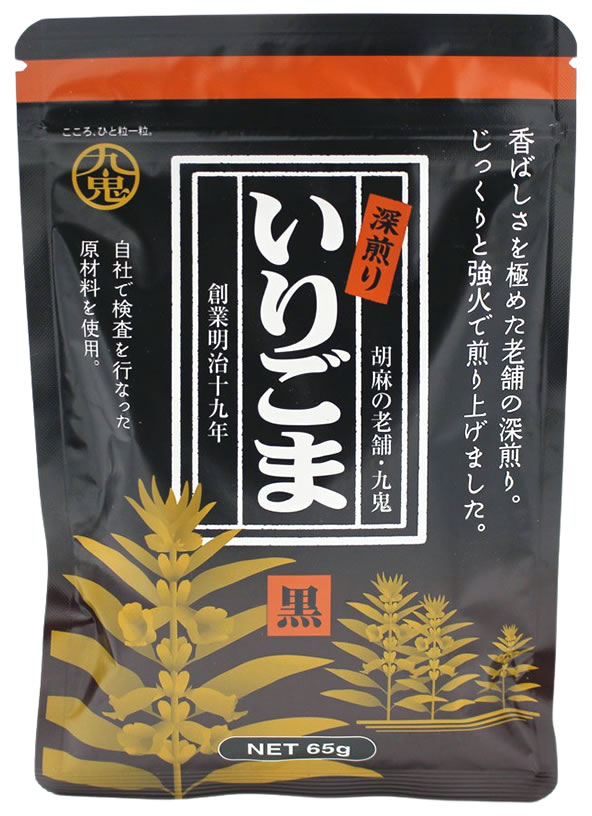 Fuka-Irigoma Kuro Geröstete Sesamsamen, 65 g