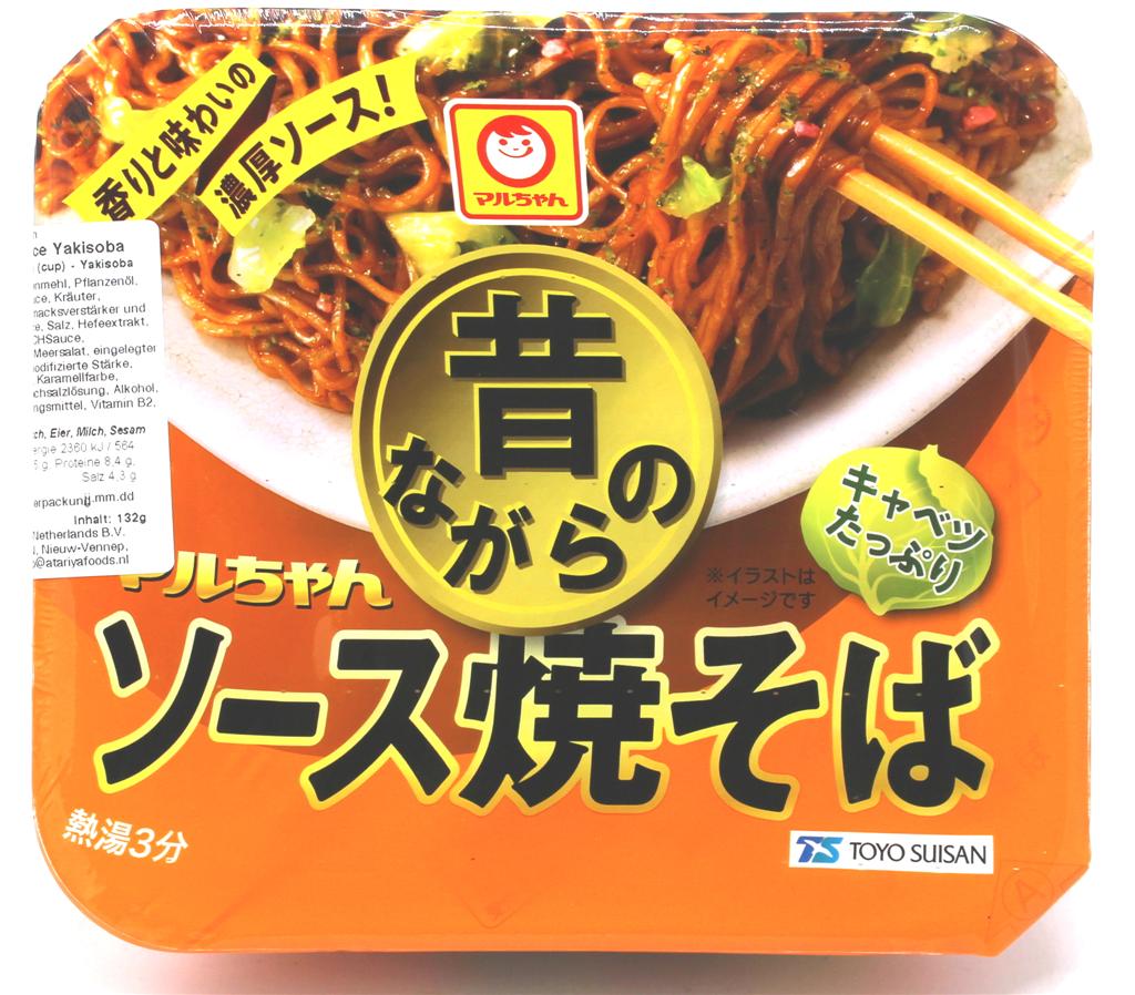 Toyo Suisan Mukashinagara Yakisoba-Nudeln mit Sauce,123 g