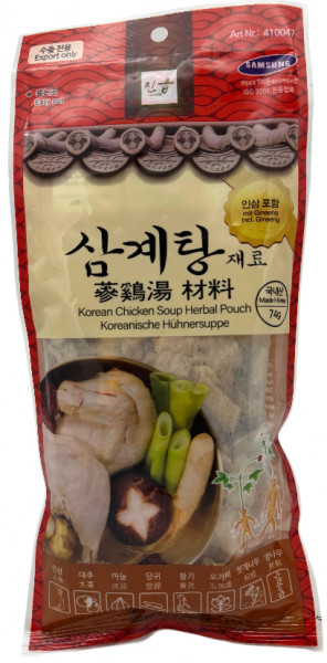 Gewürze für korean Hühnersuppe mit Ginseng, 70 g