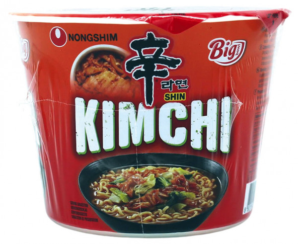 Nongshim Big Bowl Instant-Nudeln Kimchi-Geschmack, 112 g