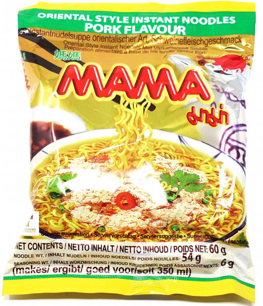MAMA Instantnudeln Oriental Style Pork Flavour, 60 g