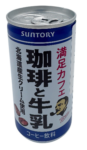 Boss Manzoku Kaffee Milch, 185 ml