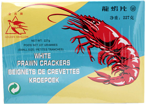 Ou Jiang weiße Krabbencracker zum Selber-Backen, 227 g