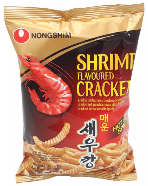 Nongshim Shrimp Cracker Scharf-Würzig, 75 g