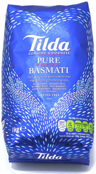 Tilda Pure Basmatireis, 1 kg