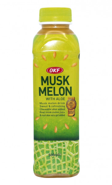 OKF Aloe Vera mit Melonengeschmack, 500 ml
