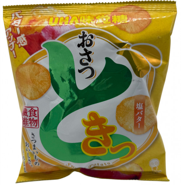 UHA, Süßkartoffelchips mit salzigem Buttergeschmack, 65 g