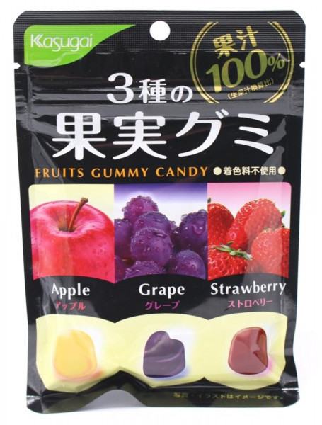 Kasugai verschiedene Fruchtgummis, 53 g