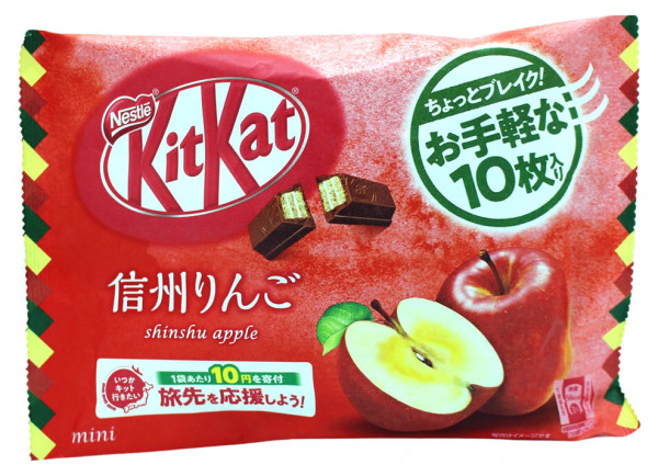 Nestle KitKat Apfel Mini, 10x 9,9 g
