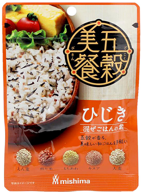 Mishima Gokokubisan Hijiki Reisgewürz mit Seetang und Getreide, 24 g