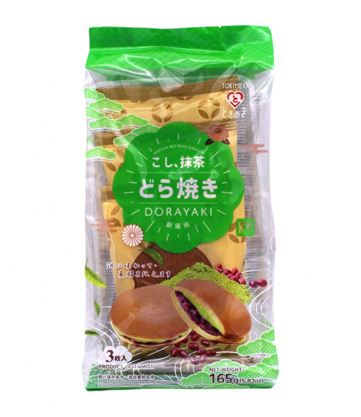 Tokimeki Dorayaki rote Bohnen & Matcha, 165 g