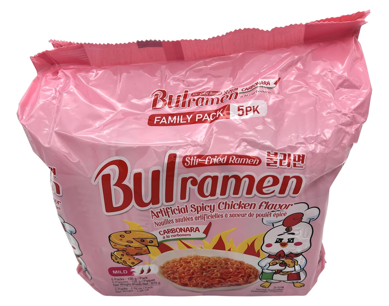 Bulramen Hot Chicken Carbonara, 5x 135 g