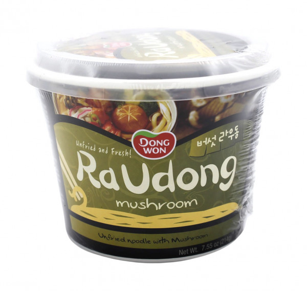 DongWon Instant Nudeln RaUdong mit Pilzgeschmack, 214 g