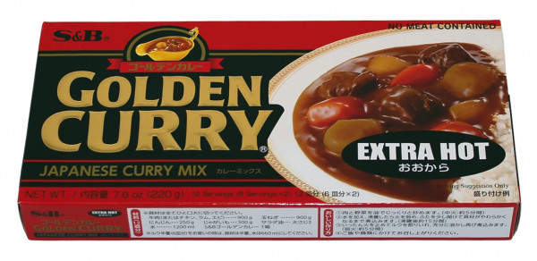 Golden Curry Extra Scharf, 220 g