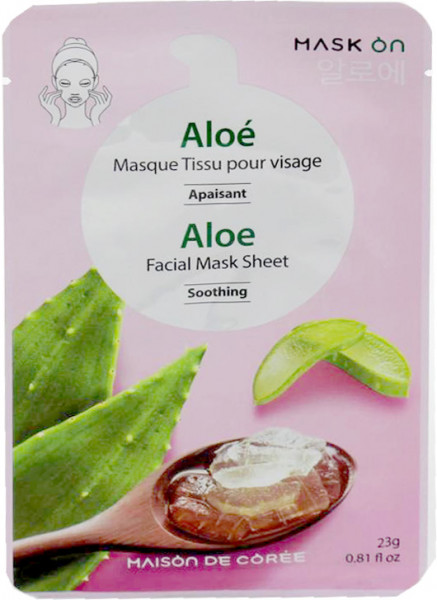 Beruhigende Gesichtsmaske mit Aloe Vera