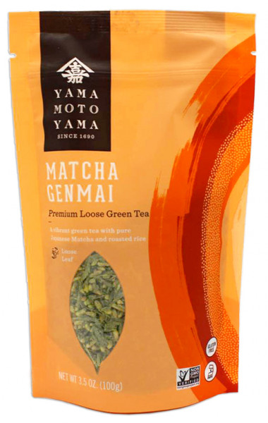 Yamamotoyama grüner Genmaicha-Tee mit Matcha, 100 g