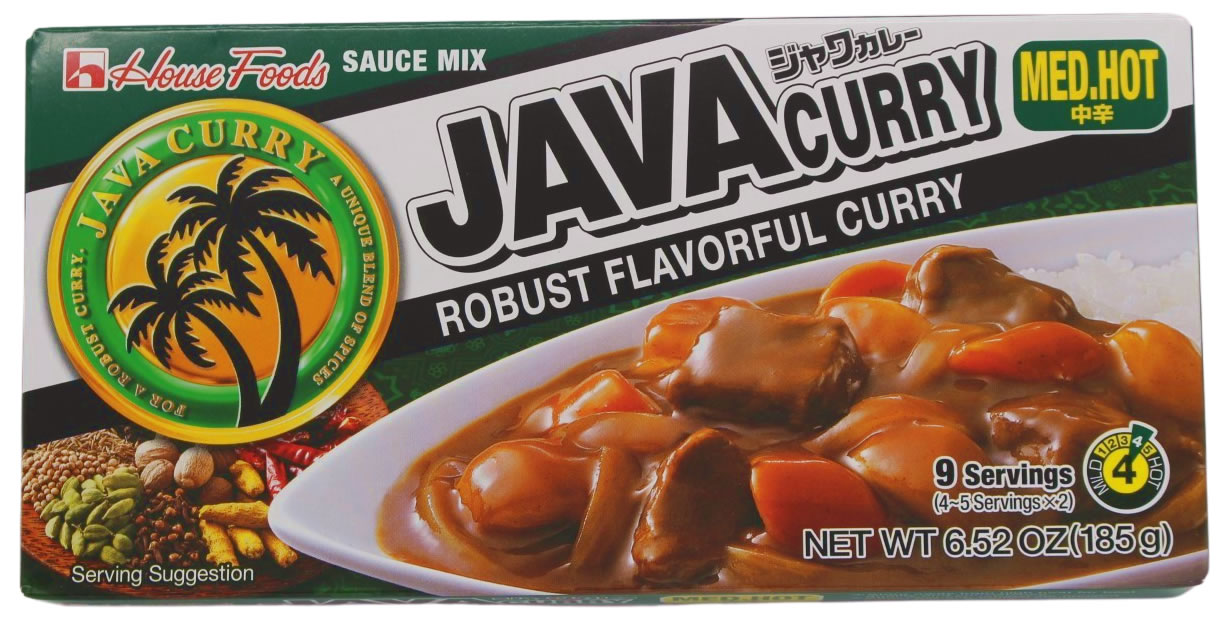 Java Currysauce mittelscharf, 9 Portionen, 185 g