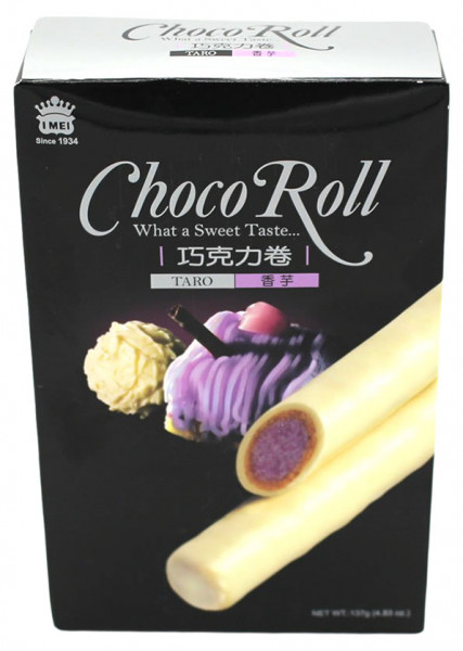 Schokoladenrolle mit Taro Geschmack, 137 g